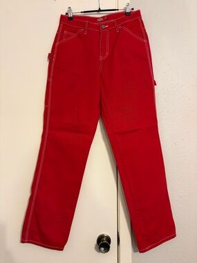 Dickies Women's Red Carpenter Pants